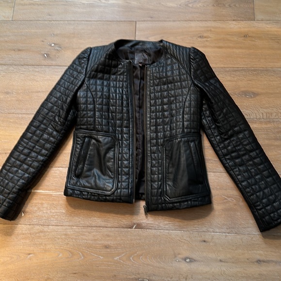 EUC Joie Leather Biker Jacket - Picture 3 of 12